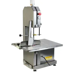 Commercial Electric Kitchen Frozen Food Slicer Automatic Meat Saw Bone Cutting Machine