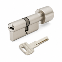 Cylindre de serrure de porte antivol de style européen avec profil ThumbTurn