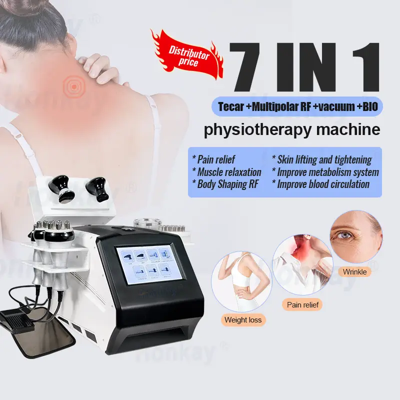 Rehabilitation tecarterapia profesional pain relief tecar therapy physiotherapy RF diathermy equipment