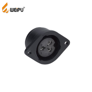 Connecteurs de câble circulaires à <span class=keywords><strong>3</strong></span> <span class=keywords><strong>pôles</strong></span> mâle-femelle en nylon imperméable PA66, connecteurs circulaires à souder - Product Image 4