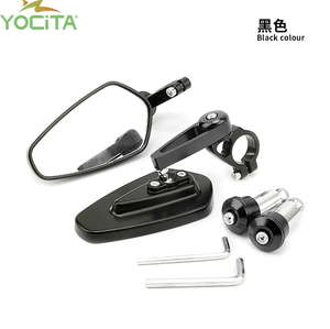 YOCITA YCT-HHJ-005 Espejos Retrovisores de Aluminio de 22mm para Motocicleta, Accesorios para Motocicleta, Visión de Campo Mejorada, Retrovisores Laterales YCT-HHJ-005 - Product Image 4