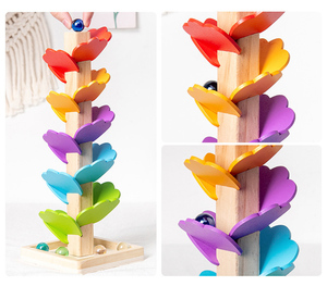 Giáo Dục Đồ Chơi Lá Xây Dựng Khối DIY Tháp Hạt Rơi Trò Chơi Hot Bán Vui Cán Bóng Trò Chơi Cho Trẻ Em - Product Image 6