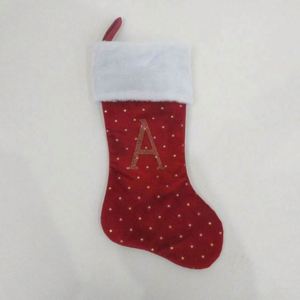 Nouvel Arrivage Chaussettes de Noël en Peluche avec Broderie Poupée Sans Visage Sac Cadeau Bonbons Vente en Gros Chaussettes de Noël - Product Image 5