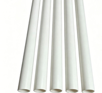 Tuyau de drainage en PVC-U en gros pour usine, tuyau d'évacuation des eaux usées en plastique UPVC pour la construction et le système de drainage des bâtiments immobiliers