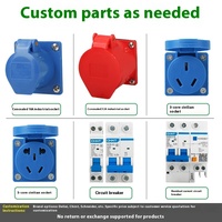 Boîte de distribution électrique industrielle OEM ABS étanche multi-prises prises combinées bande de prise facile d'accès acier industriel