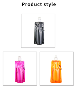 Pochette debout en plastique PE recyclable pour jus de compote eau minérale bière sécurisée et réutilisable à faible quantité minimale de commande - Product Image 4