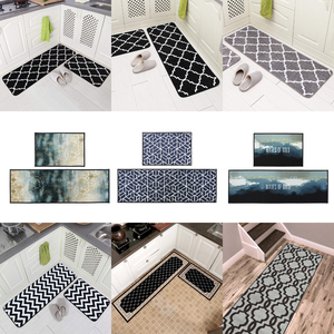 <span class=keywords><strong>Tapis</strong></span> de <span class=keywords><strong>cuisine</strong></span> personnalisé, en microfibre, marocain, antidérapant, doux, 2 pièces - Product Image 2