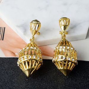 Nouveaux ensembles de bijoux en cuivre tendance pour femmes, boucles d'oreilles pendantes de nouvelle conception, haute qualité, géométriques, cadeaux de mariage, tendance - Product Image 2