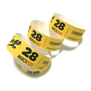 Bracelets Tyvek personnalisés pour événements, bracelets en papier de 3/4 pouce, billets d'entrée <span class=keywords><strong>pas</strong></span> chers pour concerts - Product Image 2