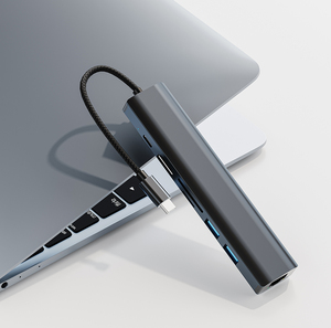 HUB de carga rápida 2024 W PD de tendencia 100 con convertidor de Puerto SD TF LAN USB C hub para Mac - Product Image 6