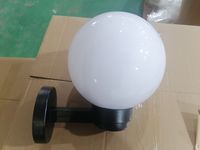 6 pouces 8 pouces en plastique blanc ou PMMA Globe Sphere Outdoor Wall Ball Light,E27,IP54