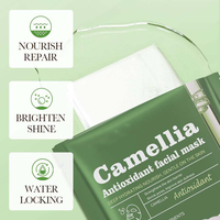 Masque facial hydratant anti-âge aux extraits naturels de plantes et de fruits pour le soin de la peau