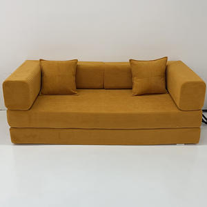 Canapé moderne en velours côtelé compressé, emballé sous vide, idéal pour appartement, hôtel et maison – Meilleure vente - Product Image 1