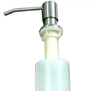 Liquid Soap Dispenser for Kitchen Sink Accessories Fashionable Modern Laundry Detergent Dispenser Set Kitchen Dish Glass 4 Years