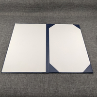 Personnaliser le logo du menu en cuir PU, couverture de menu pour restaurant, table d'hôtel