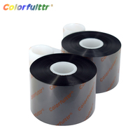 Ruban TTO en résine cirée 33mm x 650m, ruban d'encre à l'intérieur près du bord pour vidéojet 6210