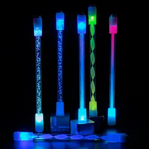 JPS OEM Drehstift Creative Design Of Boy's Led Rotating Pen Cool Light-Up Spinning Pen