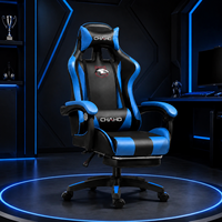Chaise de gaming ergonomique AOR en cuir PU, dossier haut, réglable, pivotante, avec base oscillante et vérin à gaz 3 positions, idéale pour le bureau et le gaming.