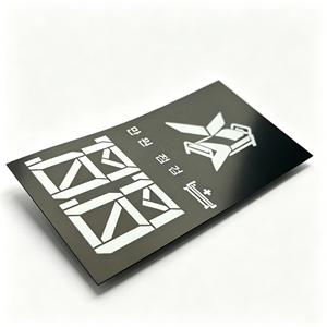 Étiquette de membrane personnalisée OEM pour panneau de commande sans fil, impression graphique, autocollant en PVC/PET, sérigraphié et verni - Product Image 3