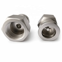 Acoplamiento de Desconexión Rápida de Titanio Gr5 Ti-6Al-4V, Mecanizado por CNC, Alta Resistencia, Personalizado OEM, para Sistemas Hidráulicos y Neumáticos