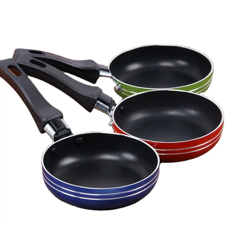 Wok antiadhésif en acier inoxydable Durable, ustensile de cuisine, poêle à frire antiadhésive, 1 pièce