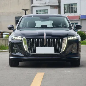 Hongqi H5 2023 2.0T 터보 차저 연속 가변 변속기 중고 자동차 자동차 LED 전기 조명 금속 세단 가죽