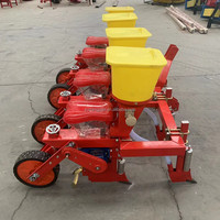 Semoir à maïs compact de haute qualité pour tracteur agricole avec engrais, machine à planter du maïs et des haricots