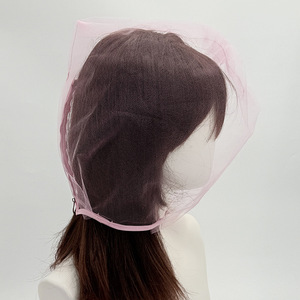 Velo de novia corto con apliques, estilo europeo y americano, de <span class=keywords><strong>tul</strong></span>, con máscara y empaque individual. - Product Image 4