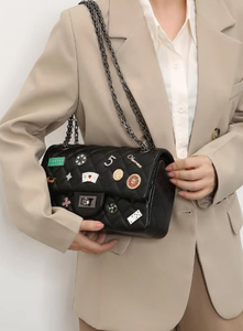 New Classic Fashion Ladies <strong>Purse</strong> and Handbags <strong>Chain</strong> Design Shoulder <strong>Bag</strong> Luxury Crossbody <strong>Bags</strong> for Women - Product Image 4