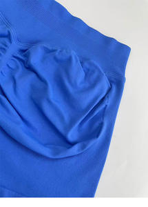 Leggings de yoga respirants sans coutures pour femmes, coupe ajustée, taille haute, effet push-up, compression, shorts de course et de yoga - Product Image 6