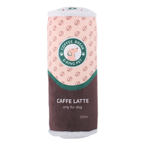 Eco-Friendly Strong Tough Small Medium Dogs' Squeaky <strong>Chew</strong> Toys Plush <strong>Coffee</strong> Cup Latte/Cold Brew Bottle Design Assorted - Product Image 4