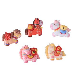Los accesorios del Año del Caballo de caoh se lanzarán pronto. Pinzas para el cabello DIY, materiales hechos a mano, llaveros, colgantes, accesorios para coche - Product Image 5