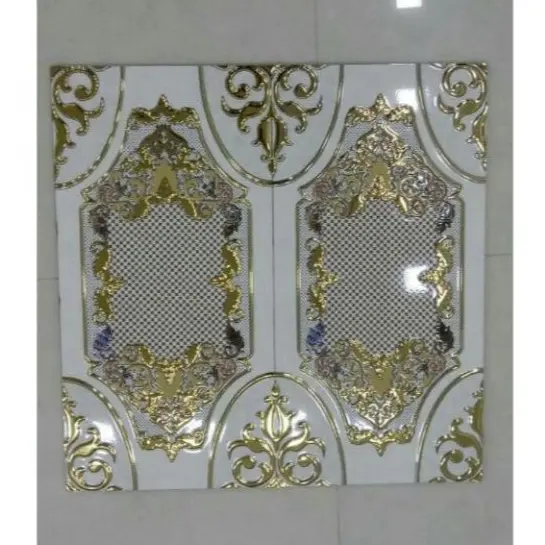 Luxus Highlighter Interior Designer Dekorative Golden Silver Dritte befeuerte Keramik Premium Grade Wandfliesen 300*600 30x60 12x24