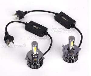 2PCS 12V H1 H4 H7 H11 9005 9006 COB LED ไฟหน้ารถหลอดไฟซุปเปอร์ไบรท์ โมดิฟายด์ ออโต้หลอดไฟอุปกรณ์เสริมในรถยนต์ - Product Image 3