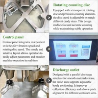 Machine de comptage semi-automatique électronique pour comprimés de lait, billes, bonbons gélifiés, pilules et graines