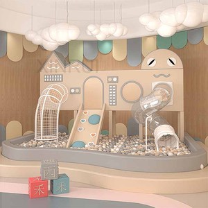 Esquina para niños pequeños de nuevo diseño con equipo de juego suave para guardería para una zona dedicada para bebés y niños pequeños en un <span class=keywords><strong>FEC</strong></span> más grande - Product Image 5