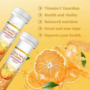 טבליות תוססות למשקאות רכים של יצרן מקורי (OEM) בטעם לימון עם ויטמין <span class=keywords><strong>C</strong></span> - Product Image 3
