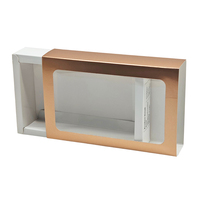 Boîtes à dragées OEM personnalisées en carton recyclé doré, emballages en gros pour chocolats de boulangerie, boîtes à tiroir coulissant avec pelliculage mat