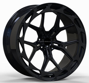 Cerchi Forgiati Monoblocco Nero Lucido 19-24 Pollici, Lussuosi Cerchi da Corsa ad Alta Pressione per RS Q8, <span class=keywords><strong>Alfa</strong></span> <span class=keywords><strong>Romeo</strong></span> Stelvio, G82 M4, G80 M3, G30 530 - Product Image 1