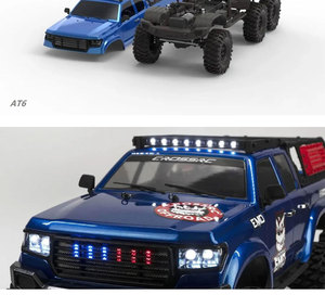 CROSSRC AT6 1/10 RC Crawler 6x6 Unimog Camión con Motor de Escobillas, Tres Ejes Portales, Bloqueo de Diferencial Independiente 6WD, 2 Velocidades, Grado Hobby RTR - Product Image 6