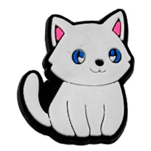 2025 New Cartoon Cute Pet Cat <b>Silicone</b> PVC <b>Beads</b> Soft Rubber Shoe Buckles for DIY Handmade Materials Shoe Flower Accessories - Product Image 4