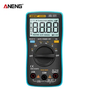 Ananeng — multimètre numérique numérique professionnel AN8001, testeur de condensateur à 6000 points, essomètre, testeur universel de tension