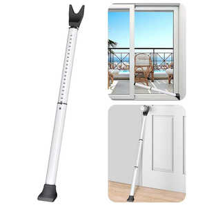 Cerradura de Seguridad Portátil para Viajes, Resistente, Autodefensa, Barra Ajustable para Puerta, Tope de Puerta para Hotel - Product Image 1