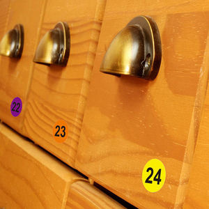 Live room welfare-Specificare i colori numero adesivi per pittura scatola di stoccaggio mosaico perline Organizer bottiglia punto croce <span class=keywords><strong>etichetta</strong></span> - Product Image 4