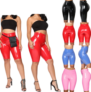 Shorts de Cuero Sintético Sexy para Mujer, Estilo Punk, para Discoteca, Viviblook Z0105PT - Product Image 1