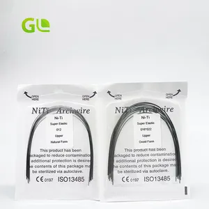 GL Orthodontic Archwires Dental Memory NITI Super Elastic Round/Rectangular Arch Wire