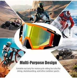 Gafas de Motociclismo Ajustables UV400 con Marco de TPU, Gafas Deportivas para Motocross, Dirt Bike, Quad, ATV, <span class=keywords><strong>Enduro</strong></span> - Product Image 6