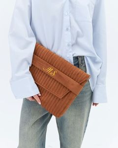 Bolso de pana de gran capacidad, bolso cosmético multifuncional, cierre, nuevo Color, estilo de moda para mujer - Product Image 6