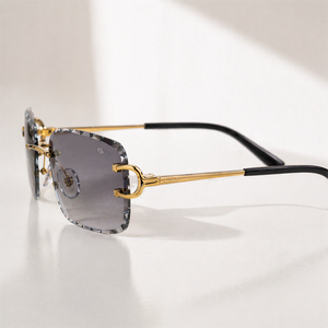 Lunettes <span class=keywords><strong>de</strong></span> <span class=keywords><strong>soleil</strong></span> Cartierring sans monture, coupe diamant, avec logo, montures <span class=keywords><strong>de</strong></span> créateur <span class=keywords><strong>de</strong></span> luxe tendance 2025, personnalisées, polarisées, haute qualité, premium - Product Image 5