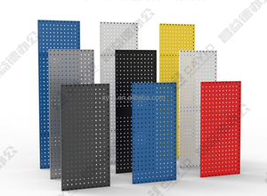 Kim loại Pegboard Treo Tường Tổ chức hiển thị đứng móc phụ kiện menu treo bảng, kích thước lớn hiển thị - Product Image 3